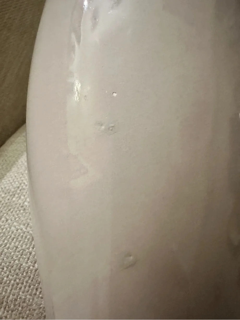Pier 1 Taupe Ceramic Abstract Face Vase | Modern Sculptural Decor